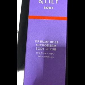 KP Bump Boss Microderm Body Scrub by Peach & Lily - Purple NEW IN 📦